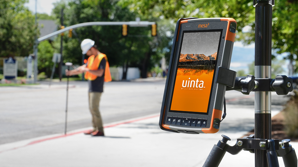 Utility Mapping with the Mesa 3 Rugged Tablet and Uinta Mapping and Data Collection Software