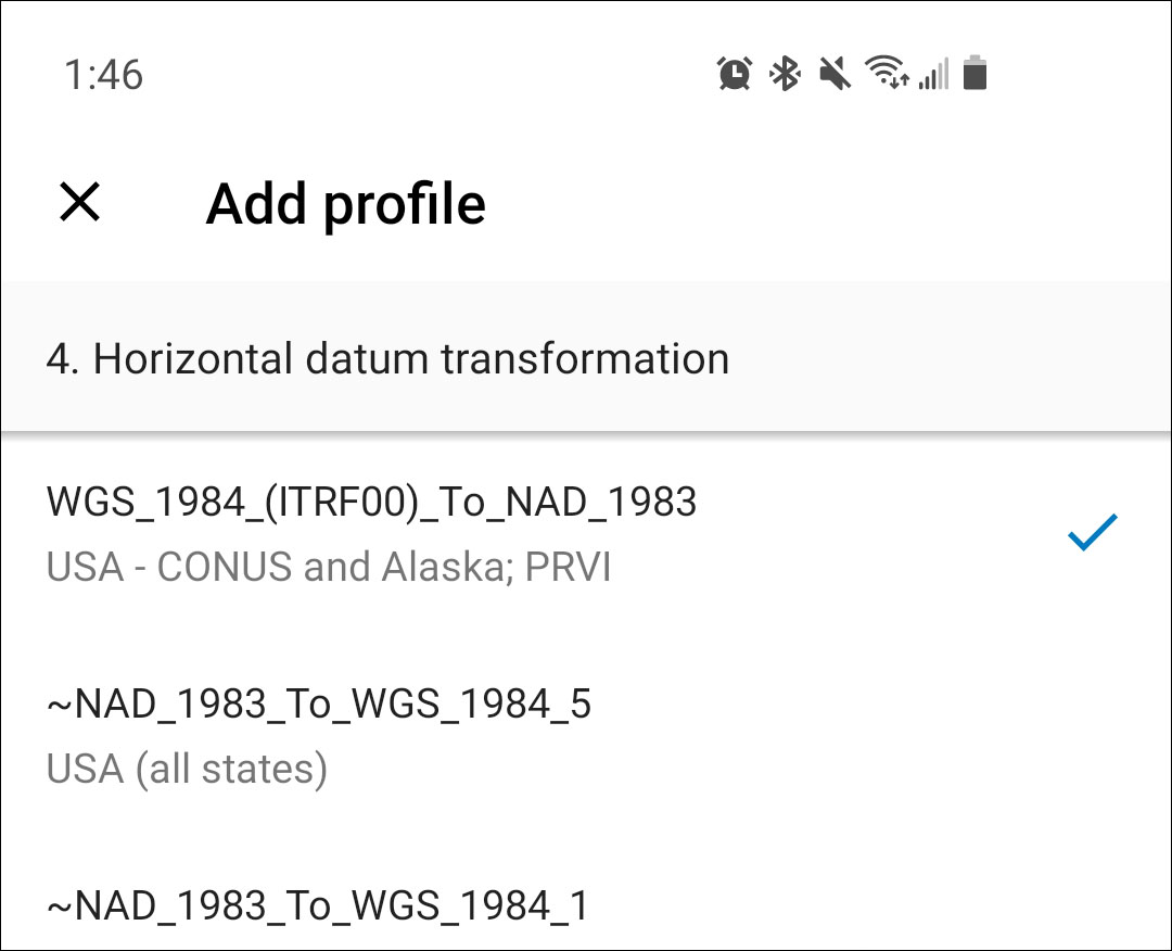 Horizontal Datum Transformation.